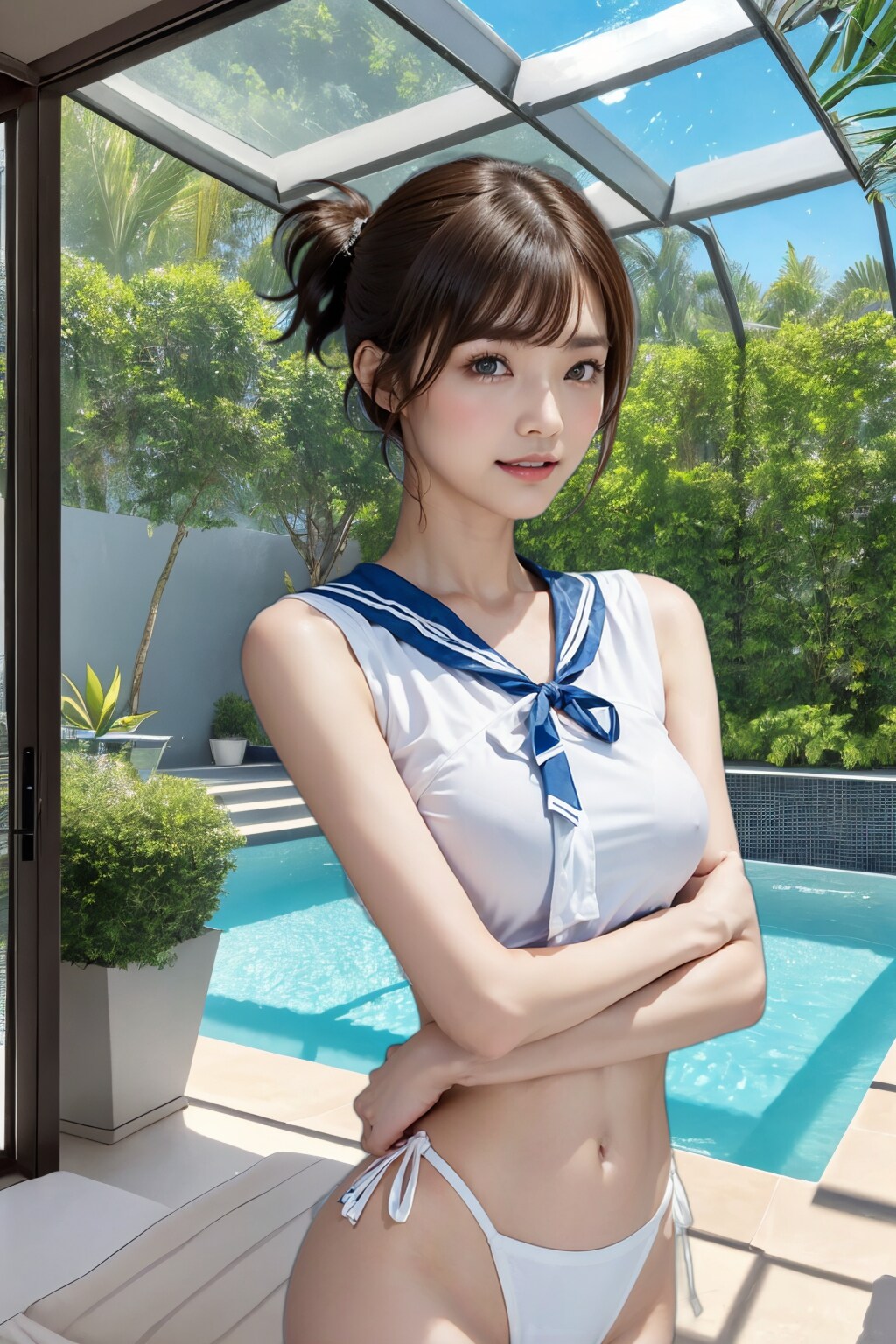 セーラー水着の れなちゃん（３）