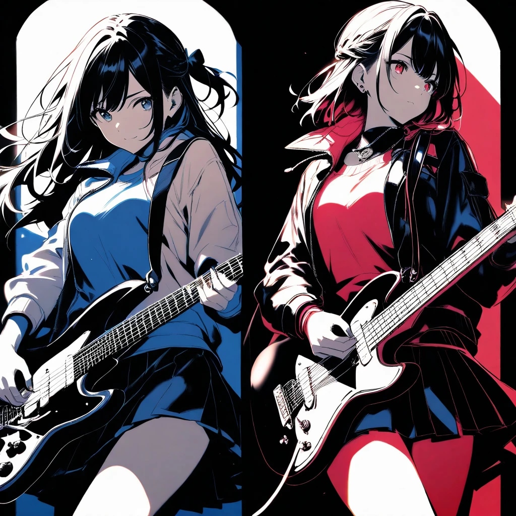 ギタリストガール | の人気AIイラスト・グラビア