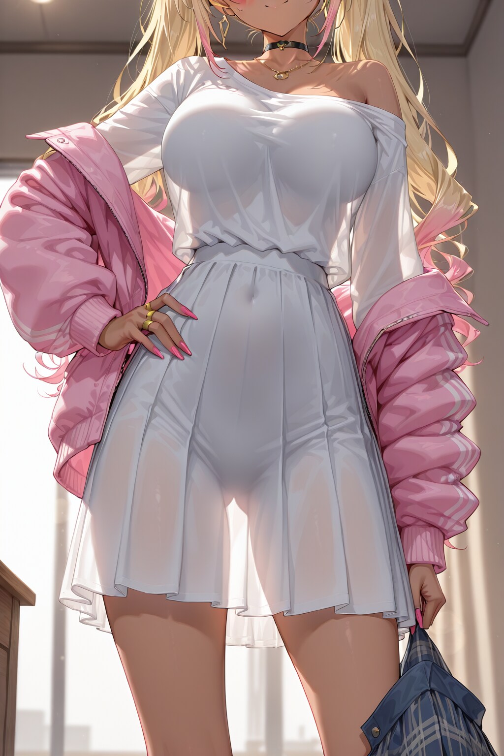 透けスカート