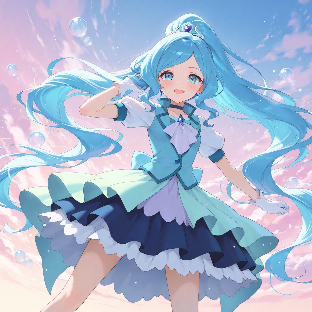 キュアフォンテーヌ (ヒーリングっど♥プリキュア) | の人気AIイラスト・グラビア