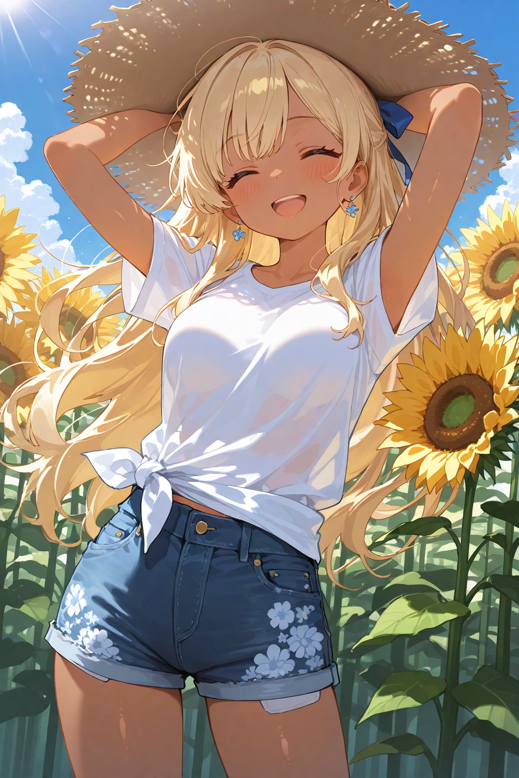 ひまわりと姫様