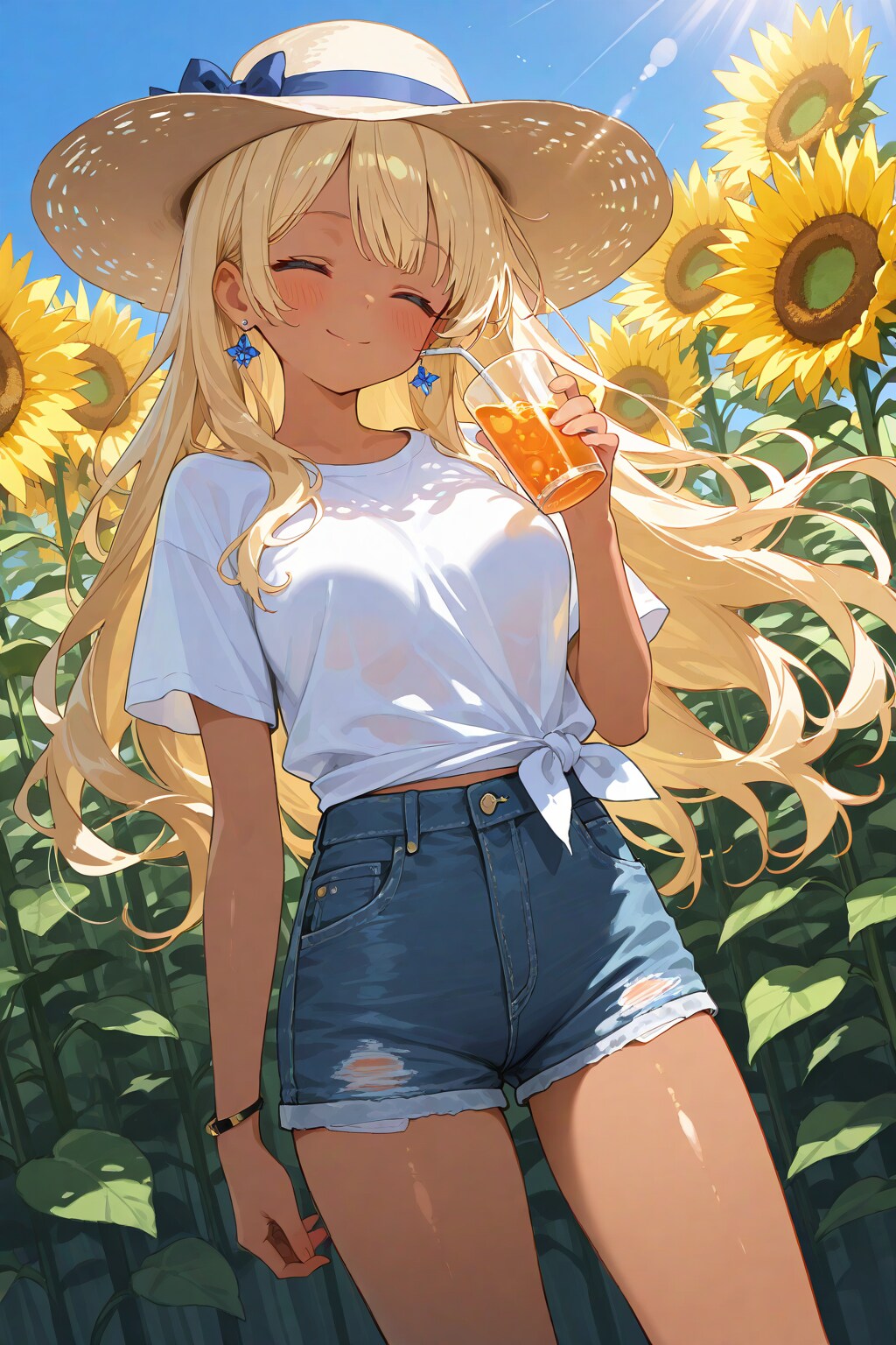 ひまわりと姫様