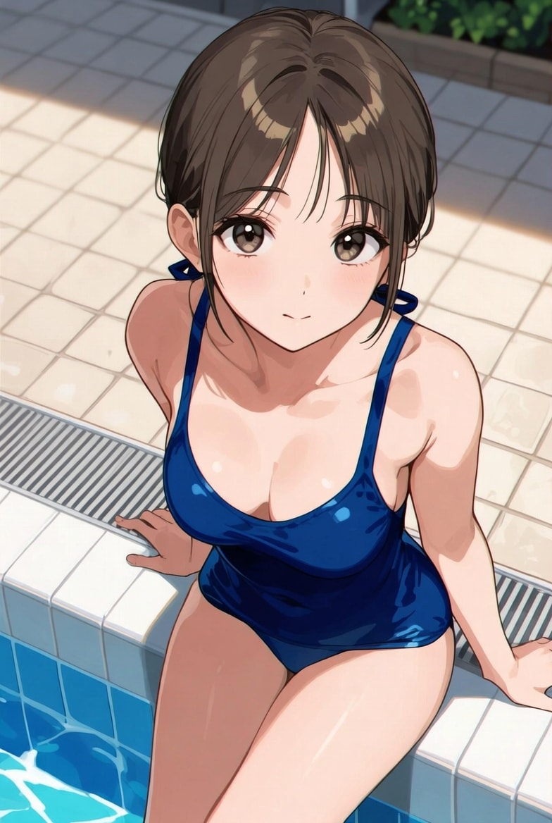 スクール水着の女の子２