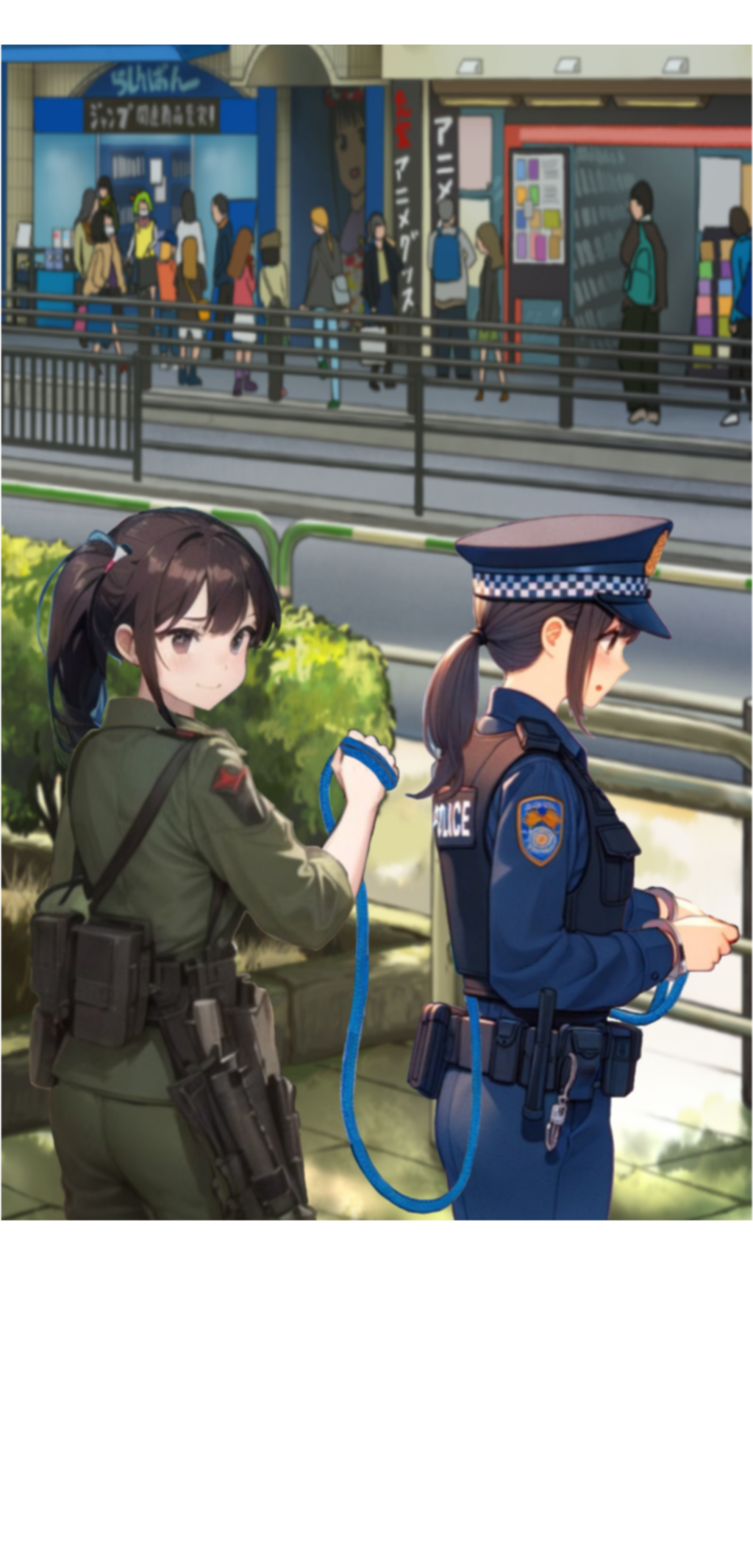 女性自衛官に捕獲された女性警察官の末路