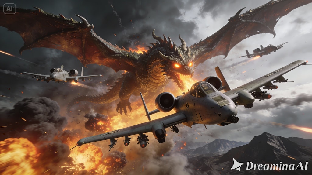 A-10 vs ドラゴン