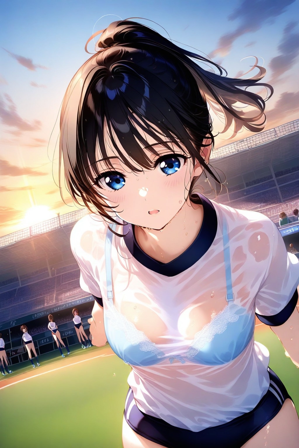 体育祭の女子野球