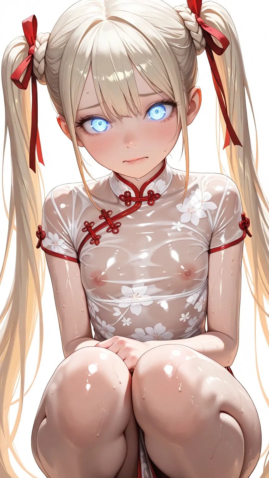 すけすけチャイナツインテちゃん