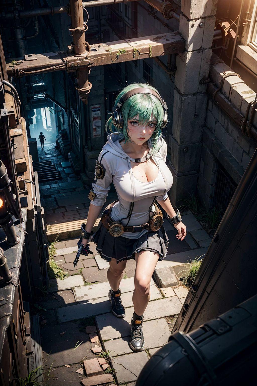 旧市街の少女 | の人気AIイラスト・グラビア