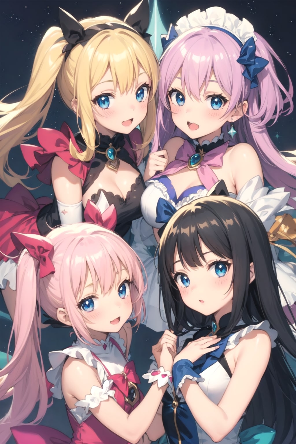 魔法界からの4人 | の人気AIイラスト・グラビア