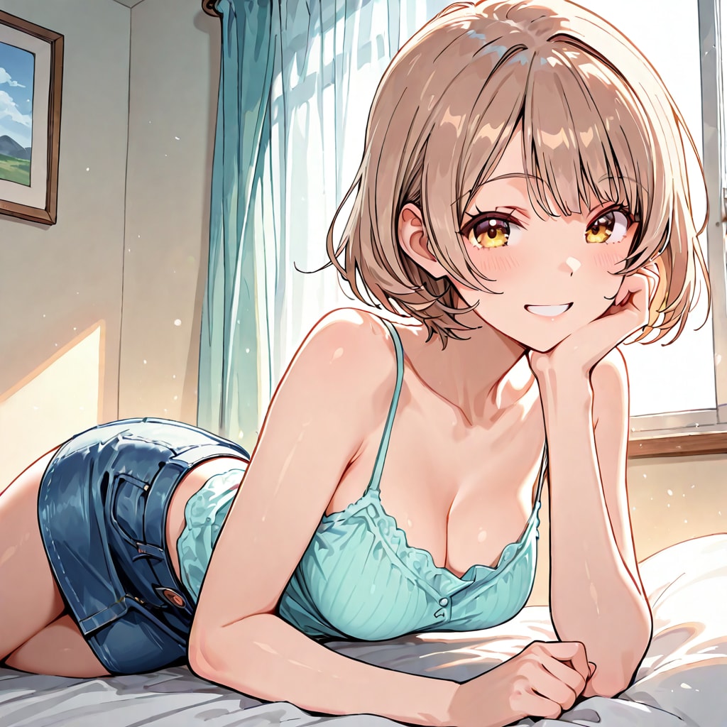 <全員>タンクトップvsキャミソール