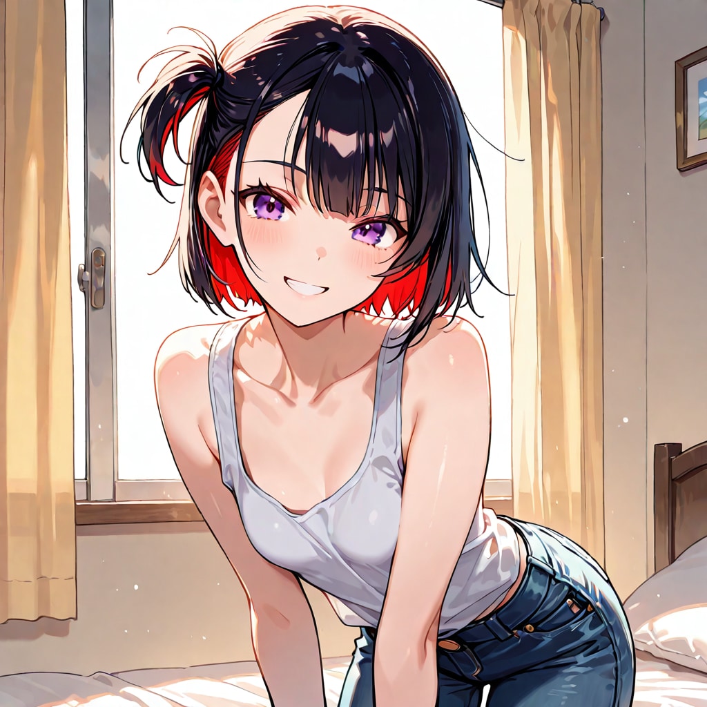 <全員>タンクトップvsキャミソール