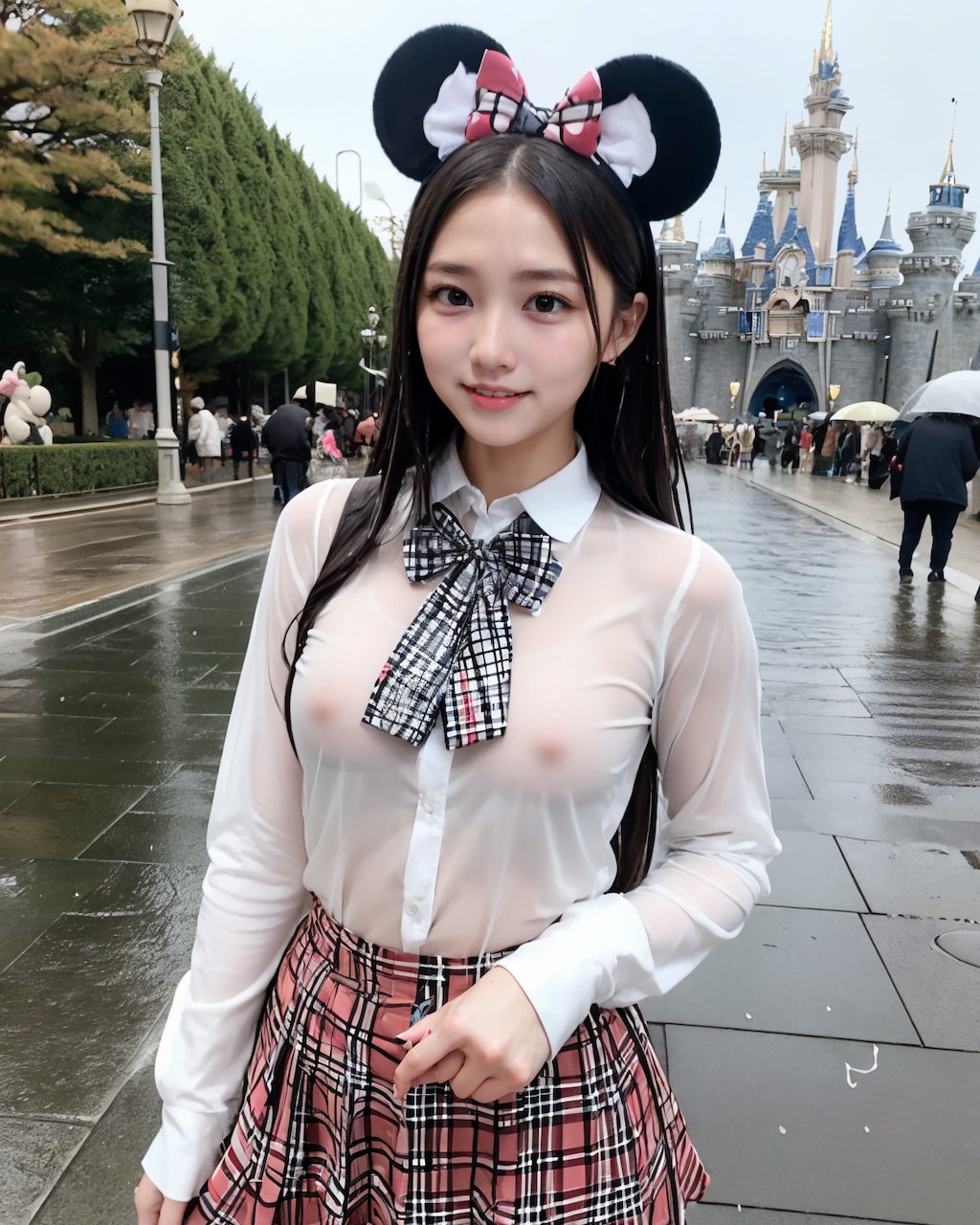 濡れ透け制服