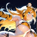 虎の獣人のビキニ姿 7枚目