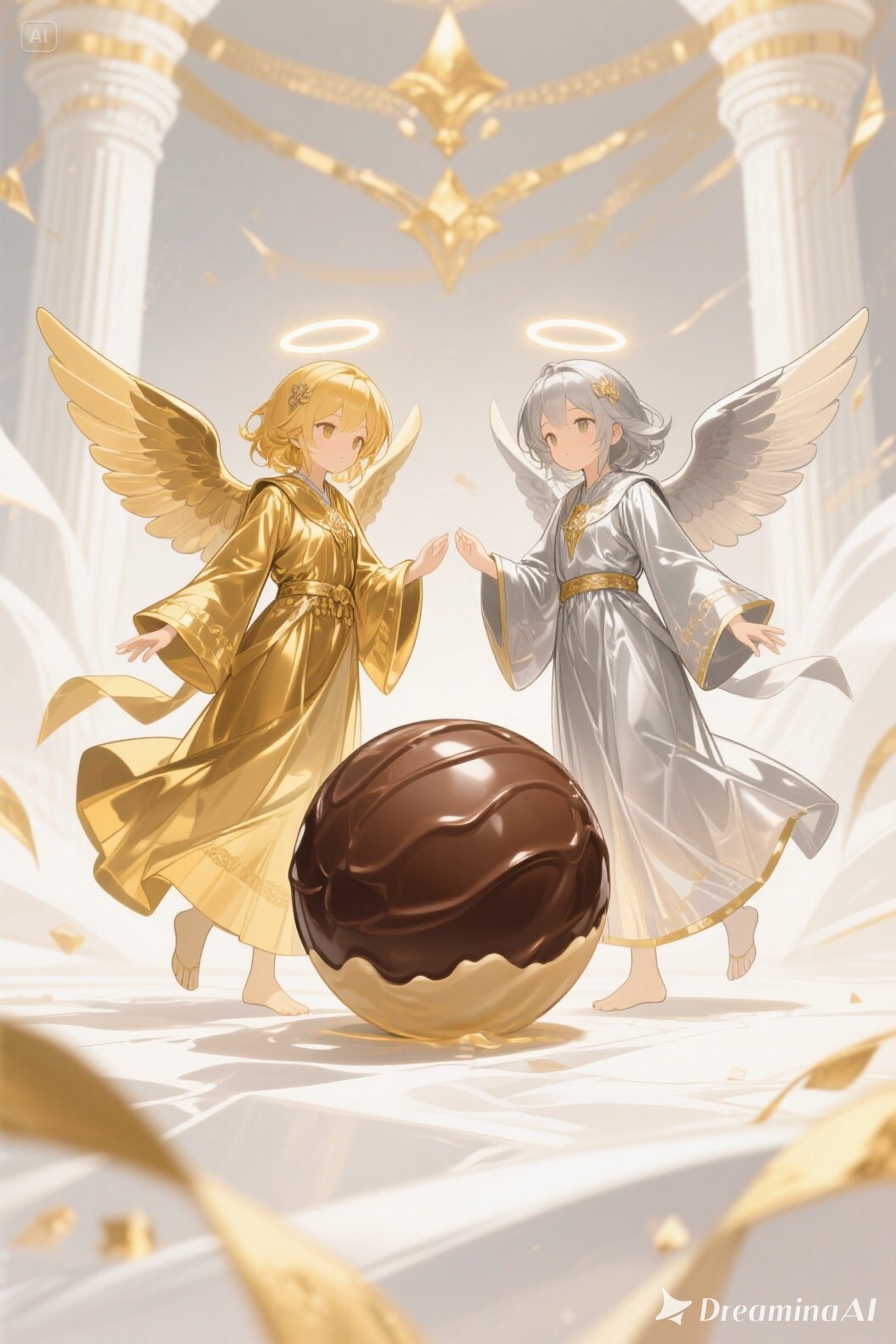 金と銀のエンゼル527 | の人気AIイラスト・グラビア