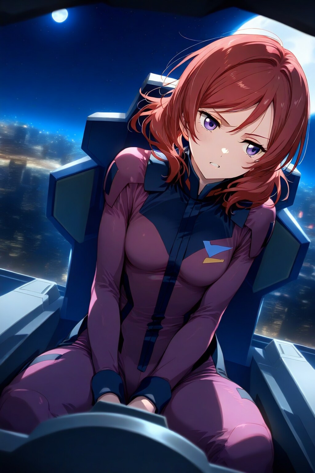 コックピットの真姫まー