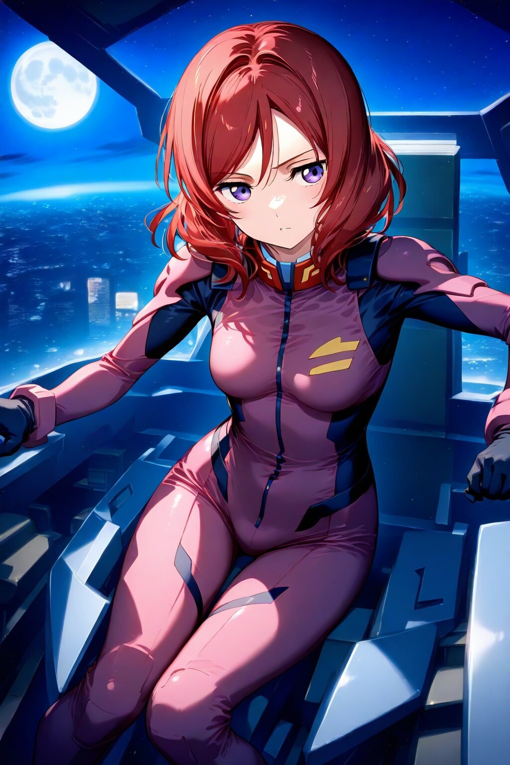 コックピットの真姫まー