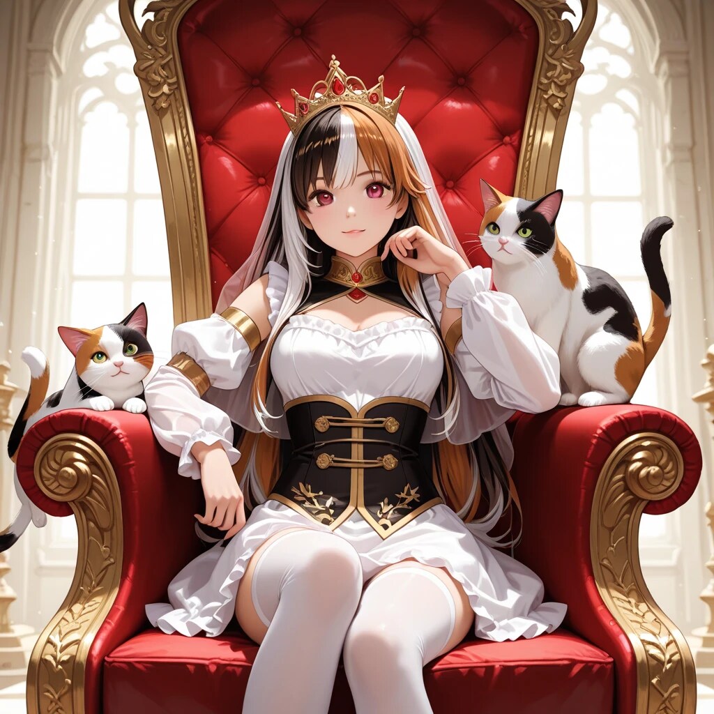 猫の国の女王 | の人気AIイラスト・グラビア