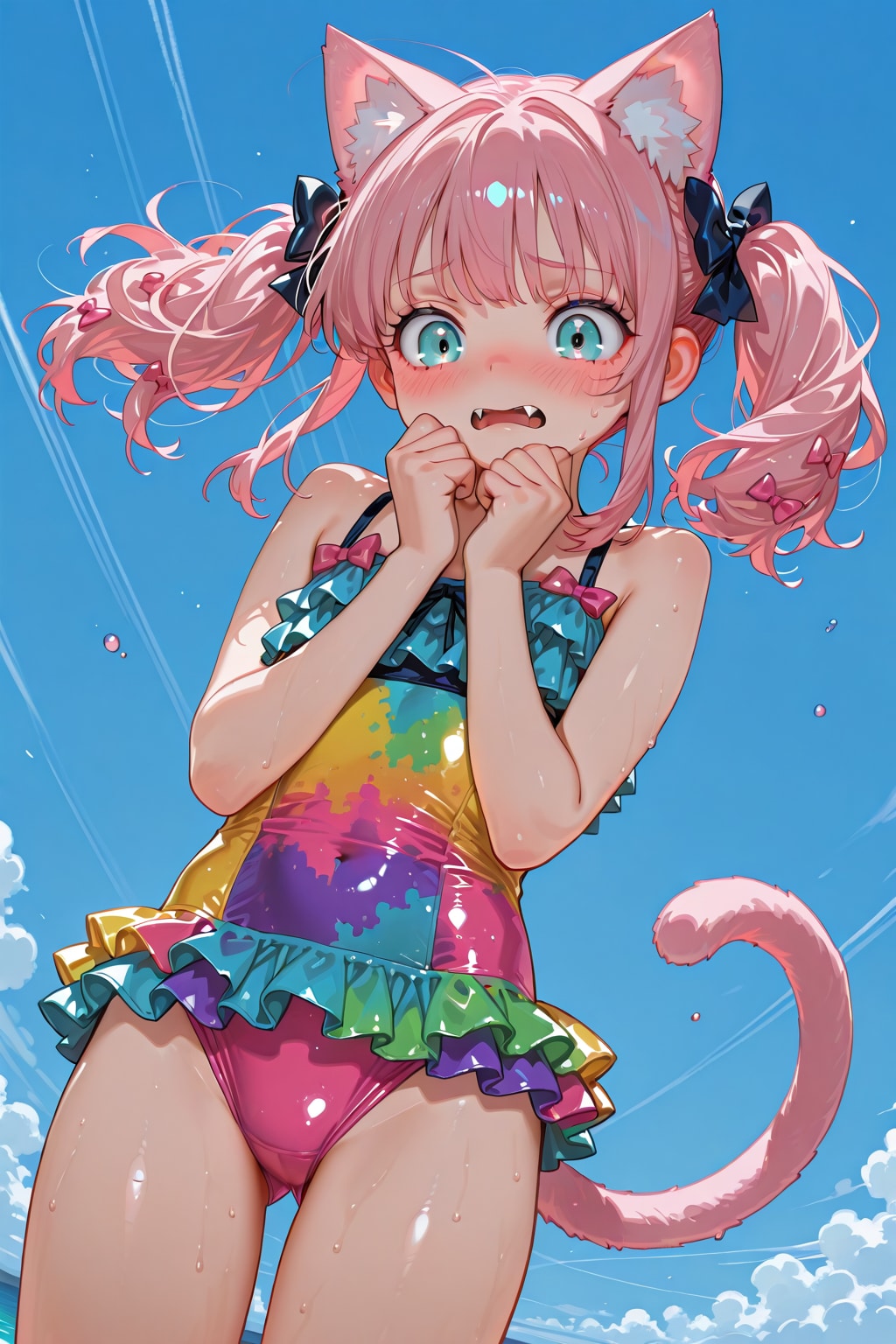 今日の猫耳ピンクちゃん