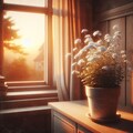 白い勿忘草 。 　　　　　　彼女が育てた白い勿忘草だけが、今も僕の部屋にある。 6枚目