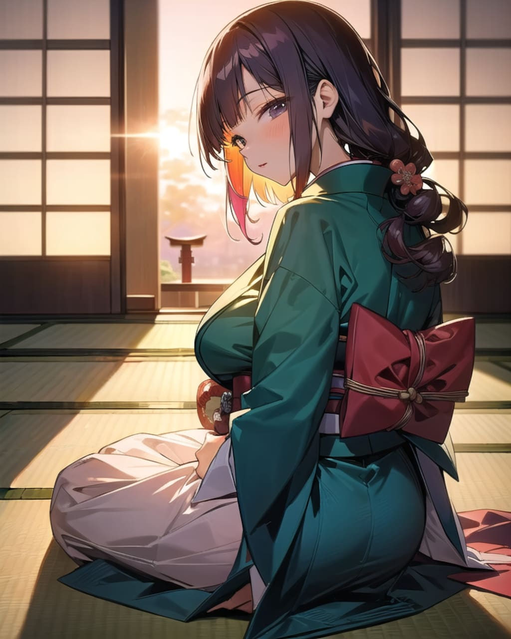 黄昏時