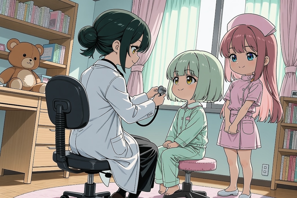 お胸の音、聞かせてね♪