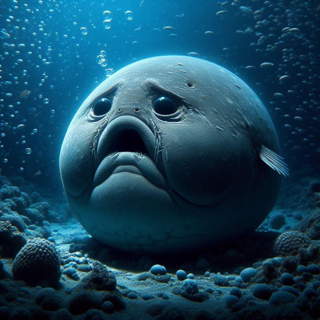 【謎画像】太りすぎてもう動けない魚
