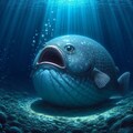 【謎画像】太りすぎてもう動けない魚 4枚目