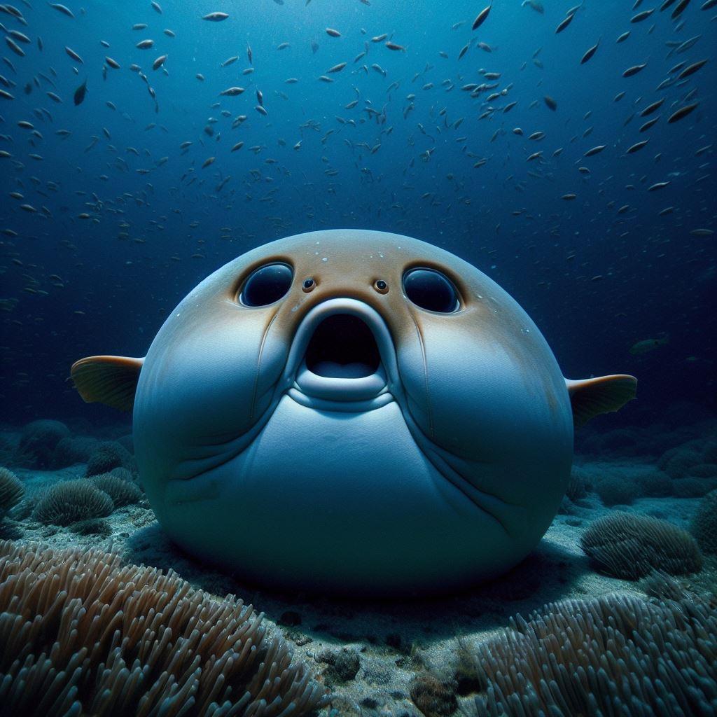 【謎画像】太りすぎてもう動けない魚