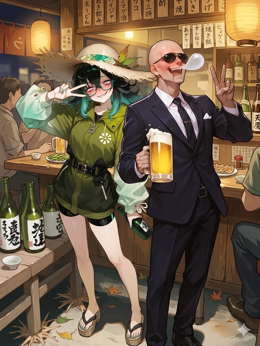 何かの共通点を持つ二人