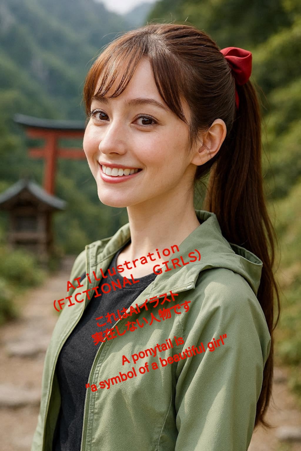 山ガールチックなハーフ美少女