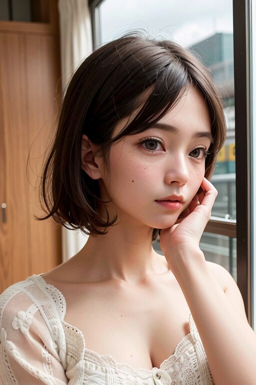 窓の外は雨
