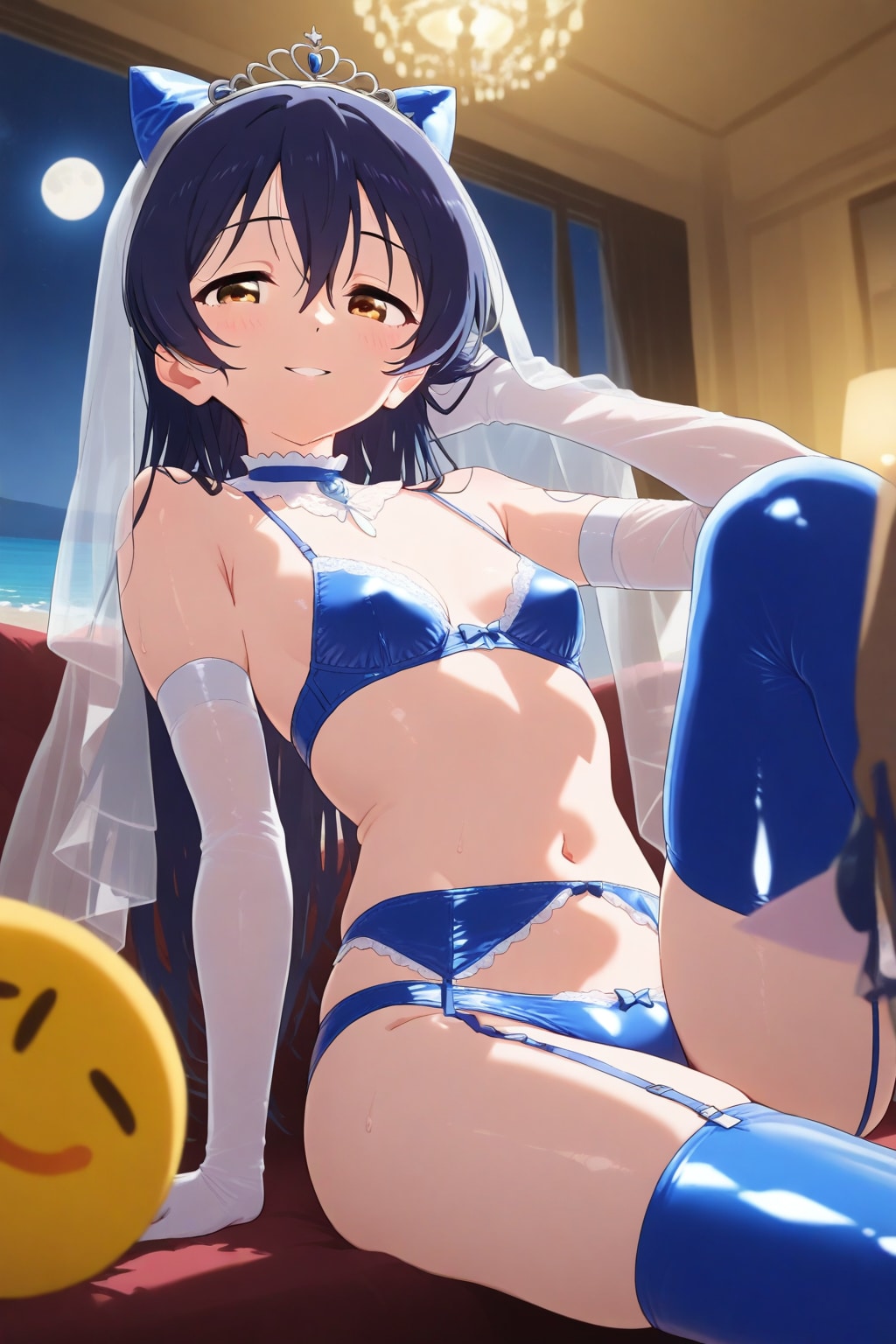 高級ホテルで海未さんと