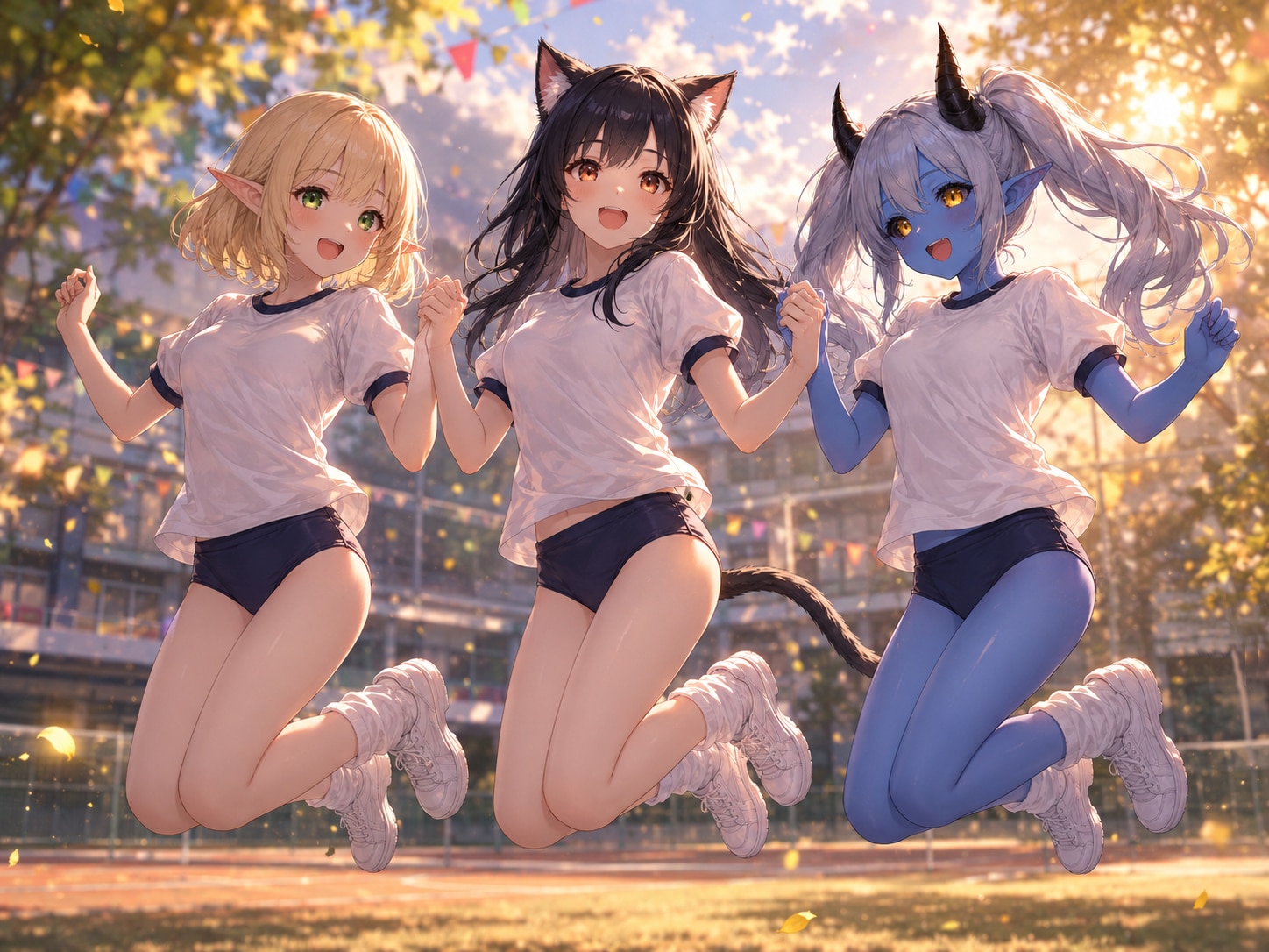 例のジャンプ