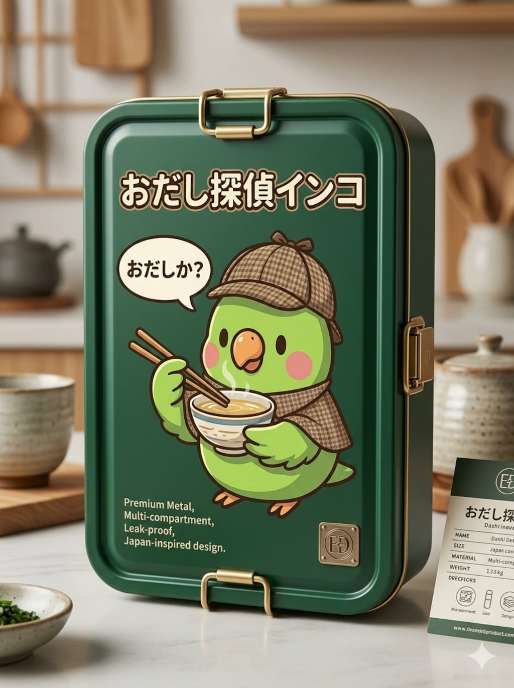 喋るインコのランチボックス