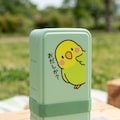 喋るインコのランチボックス 2枚目