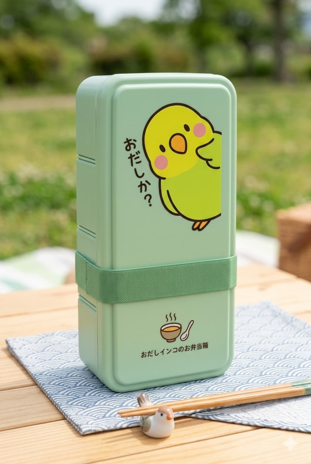 喋るインコのランチボックス