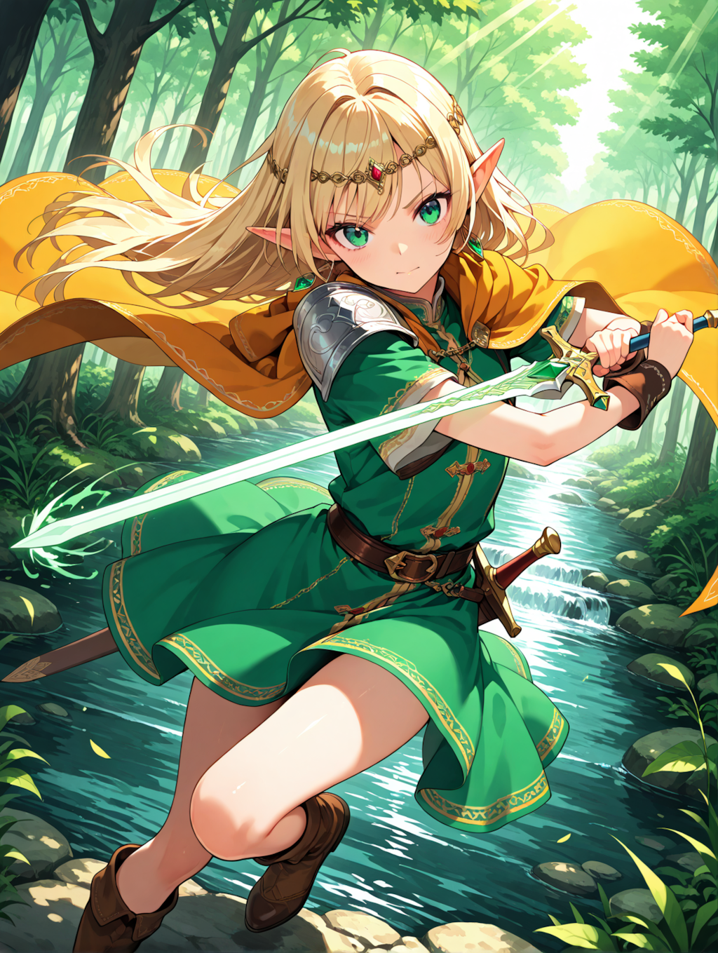 エルフ３の戦闘