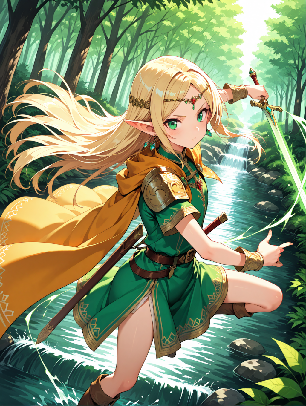 エルフ３の戦闘