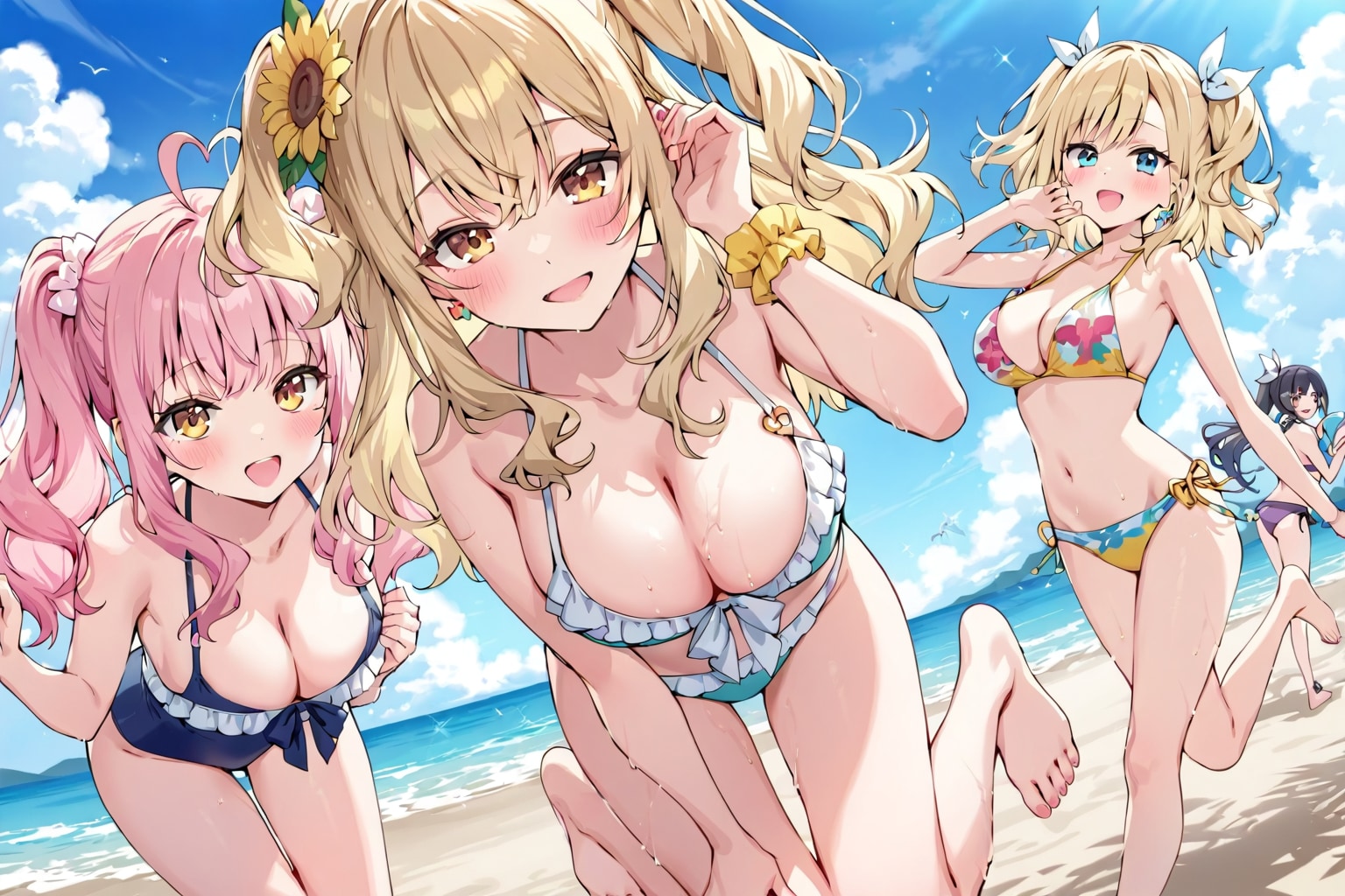 水着の彼女たち