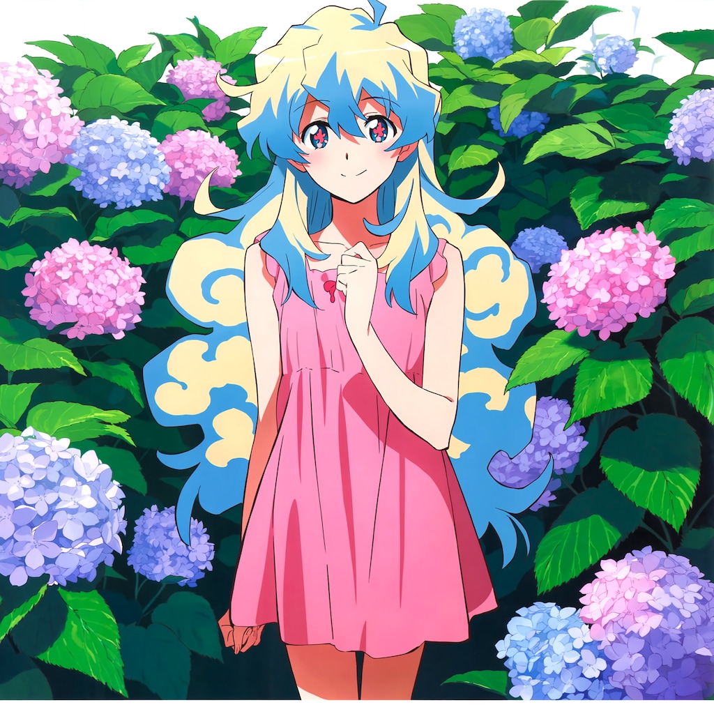 ニアと紫陽花