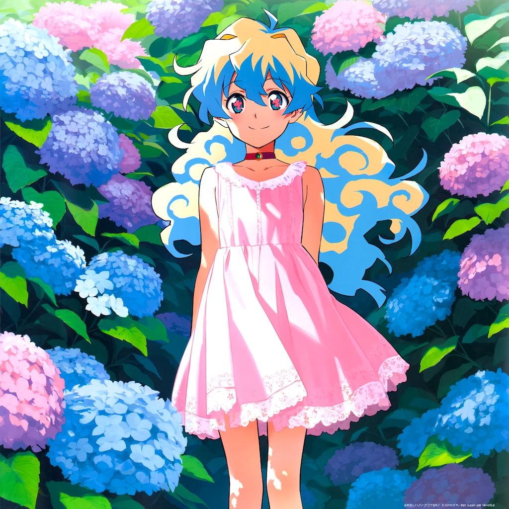 ニアと紫陽花