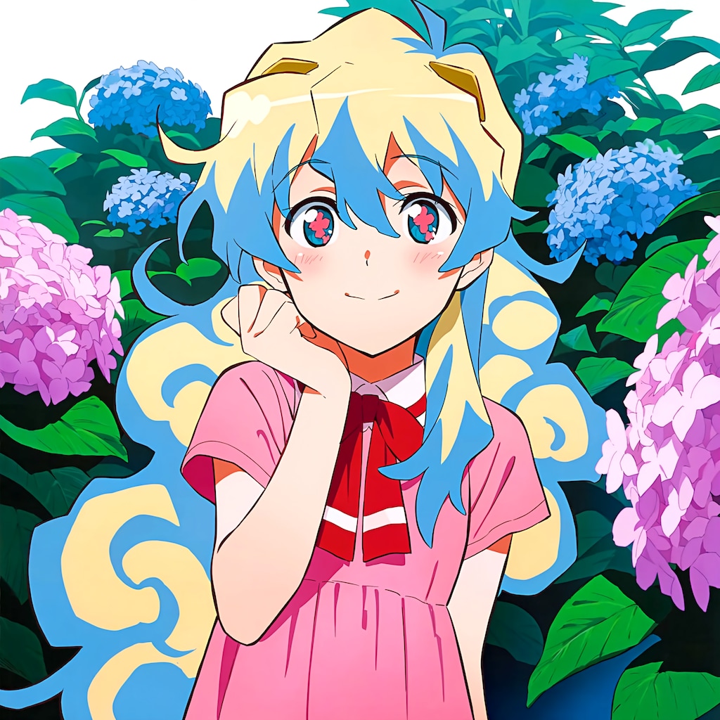 ニアと紫陽花