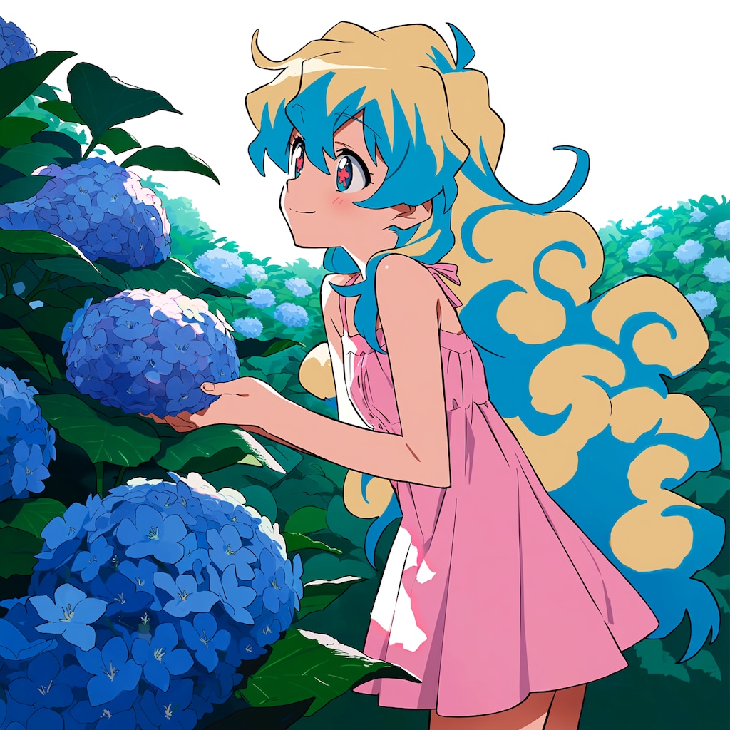 ニアと紫陽花