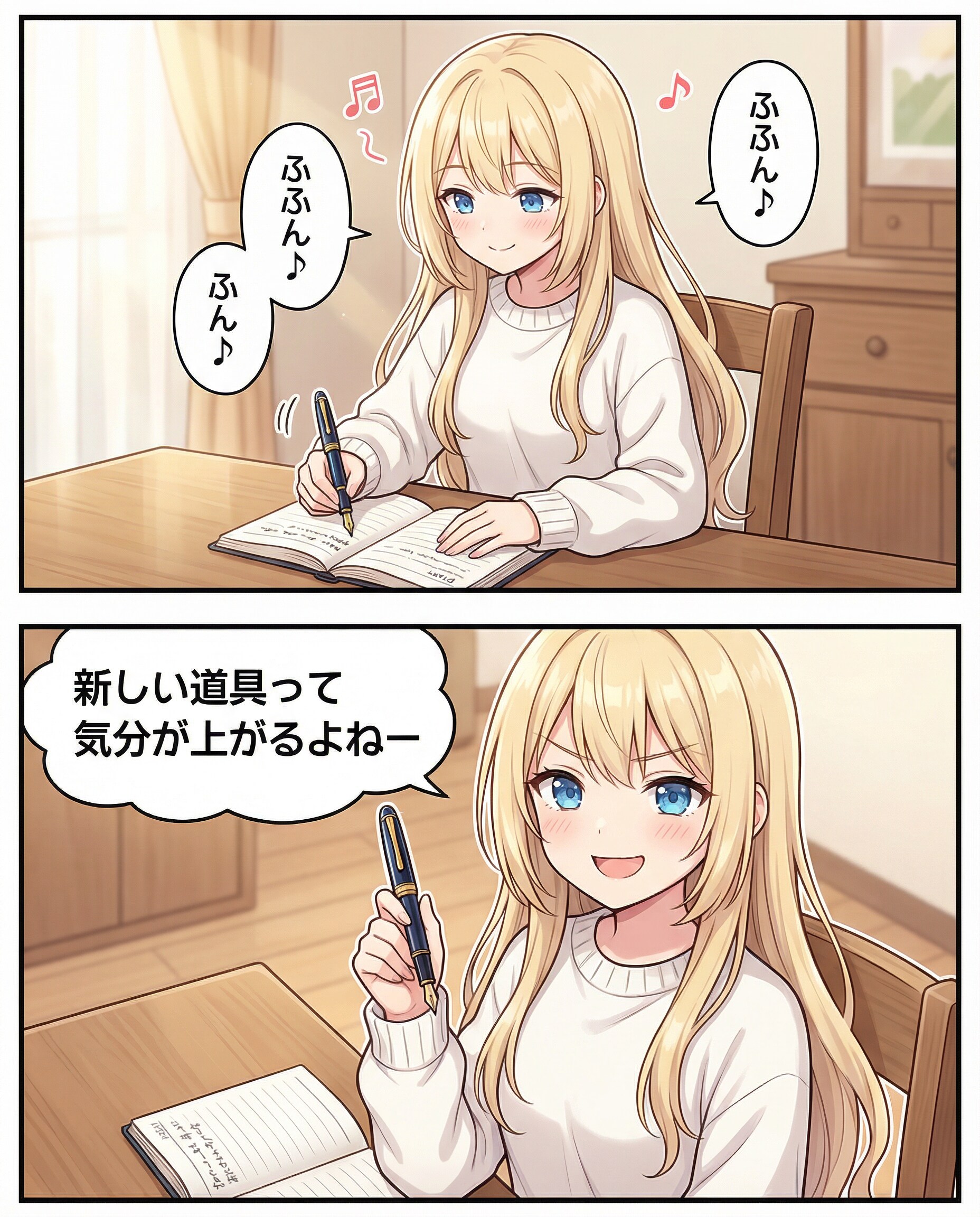 筆記用具を新調したよ