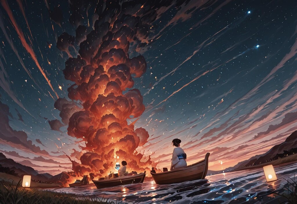 村が…燃えている…