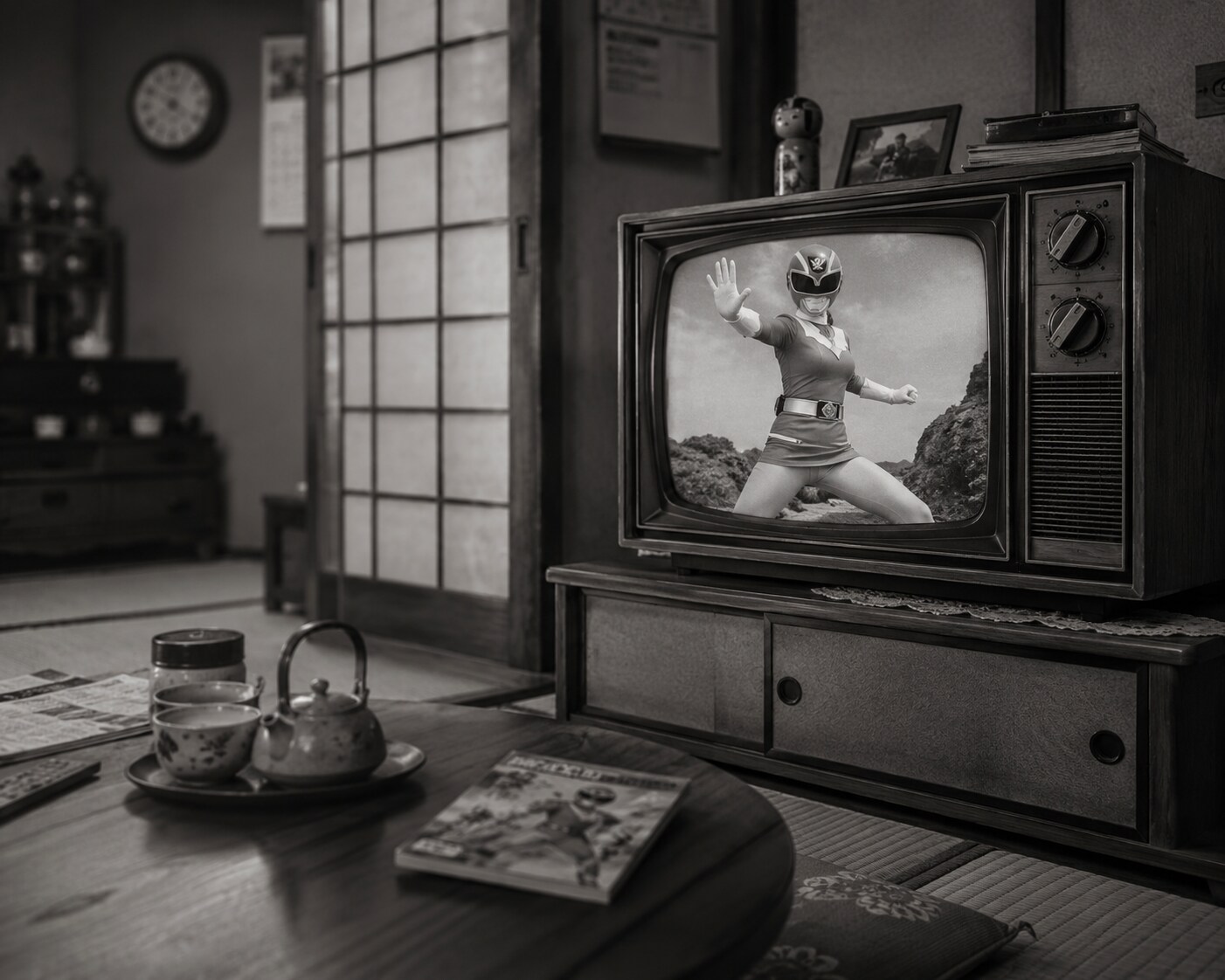 昭和のカラーテレビの光景 | の人気AIイラスト・グラビア