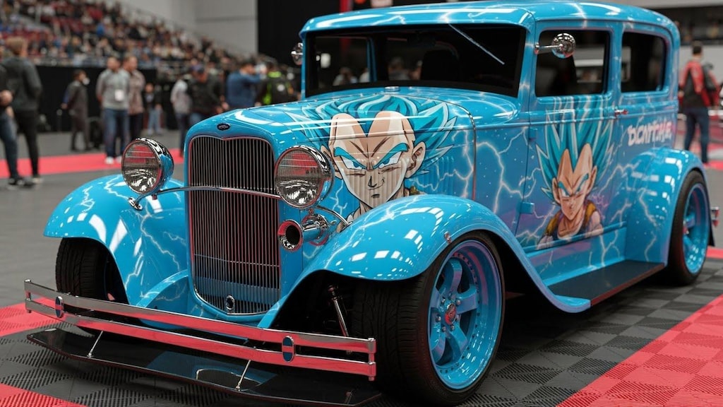 フォードセダンドラゴンボール痛車