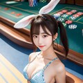 カジノのバニーガール、水着 3枚目