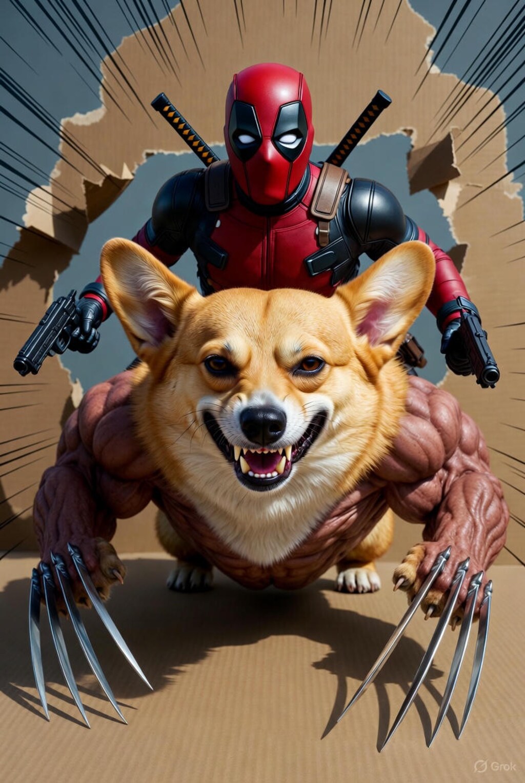 デッドプール＆コーギー