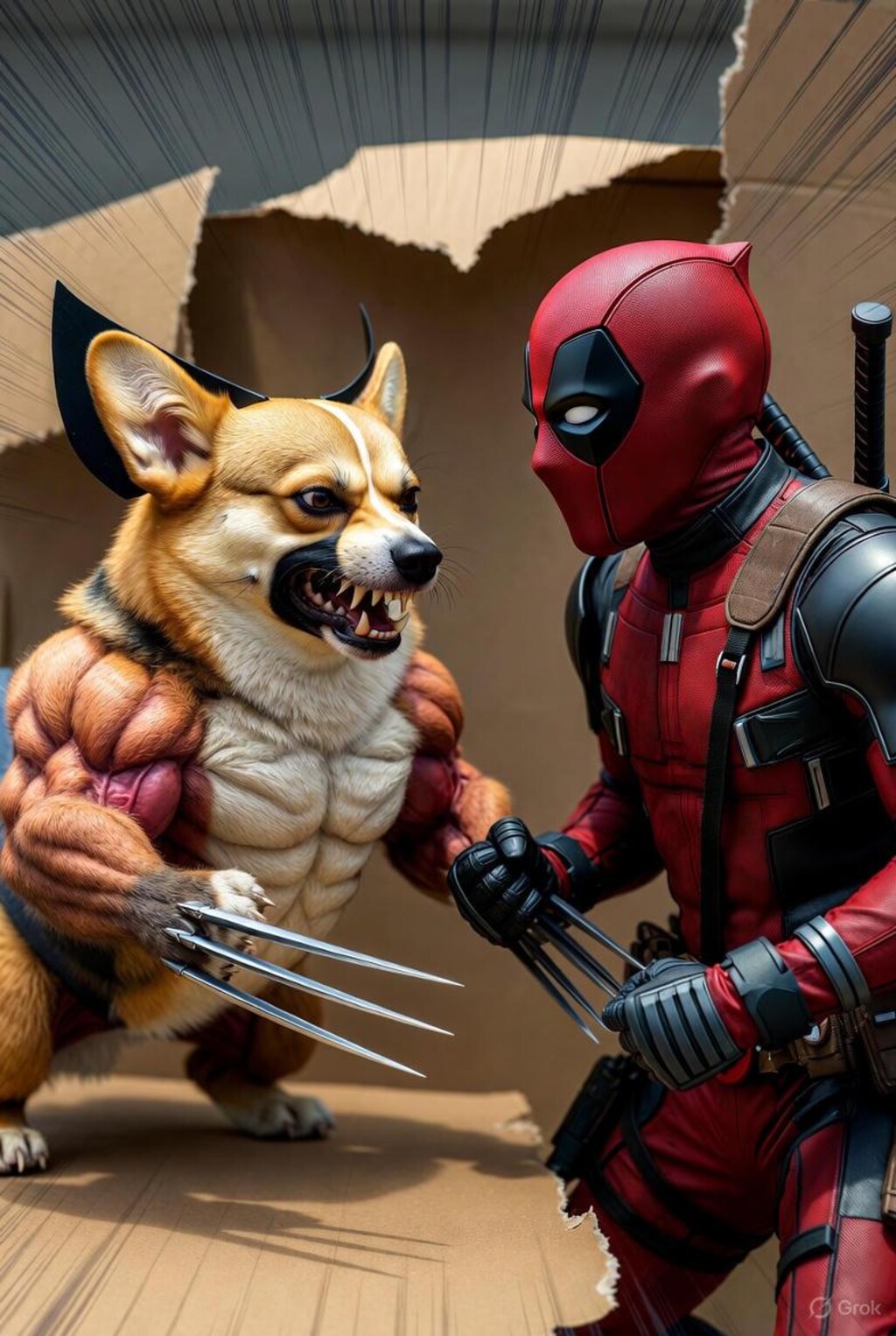 デッドプール＆コーギー